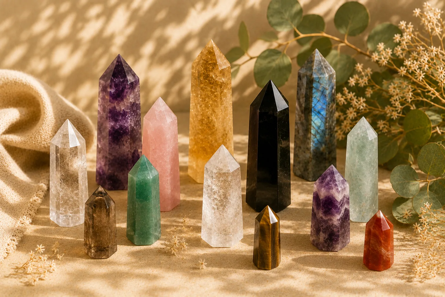 Crystal Points & Towers