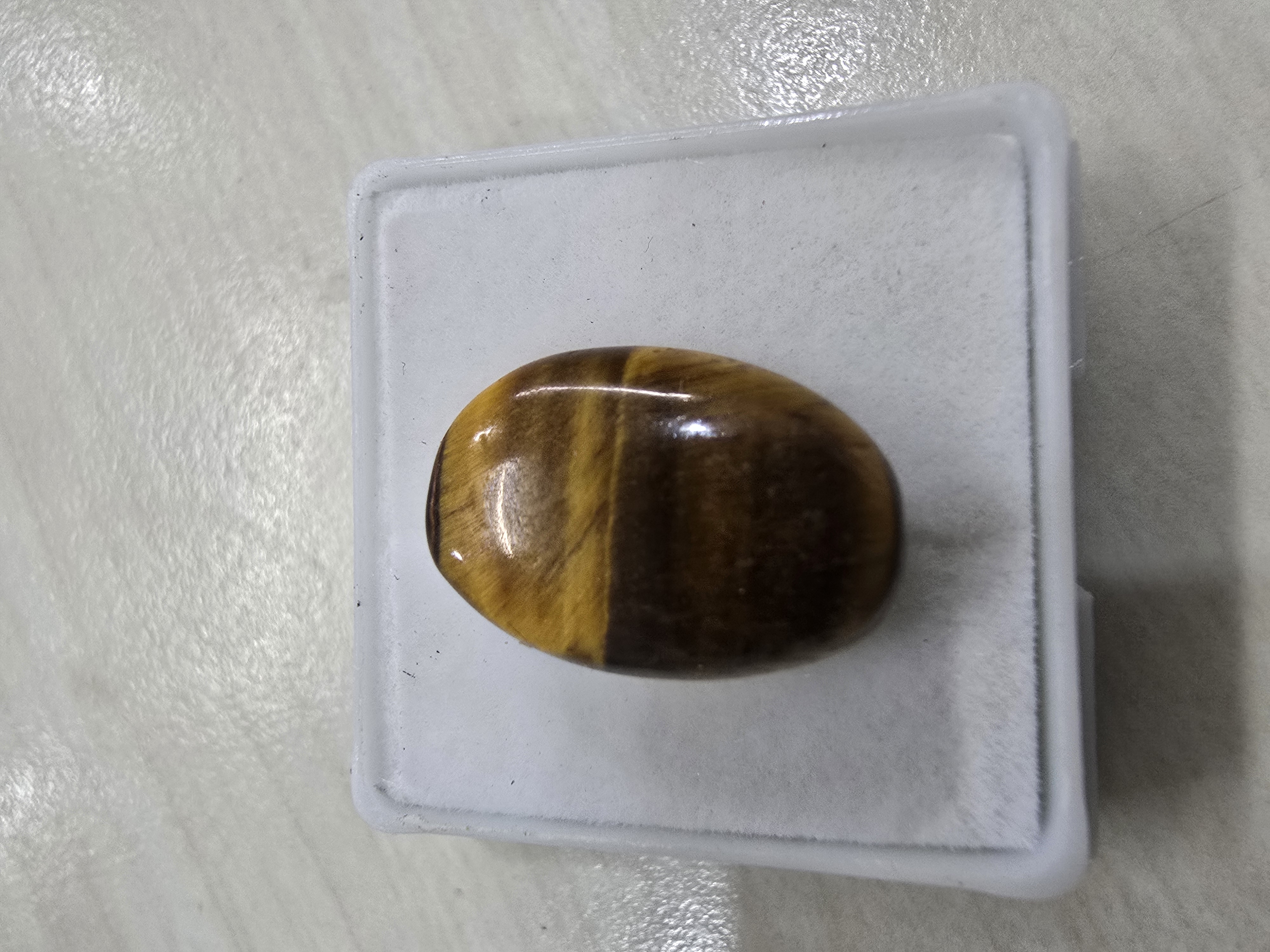 Tiger's Eye palm stone